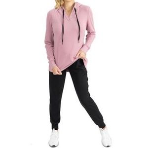 Blooming Women by Angel Maternity Small Nursing Lounge Jumper and Pant Set Pink